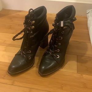 Comfortable Sam Edelman Lace Up Booties, Worn 1x!